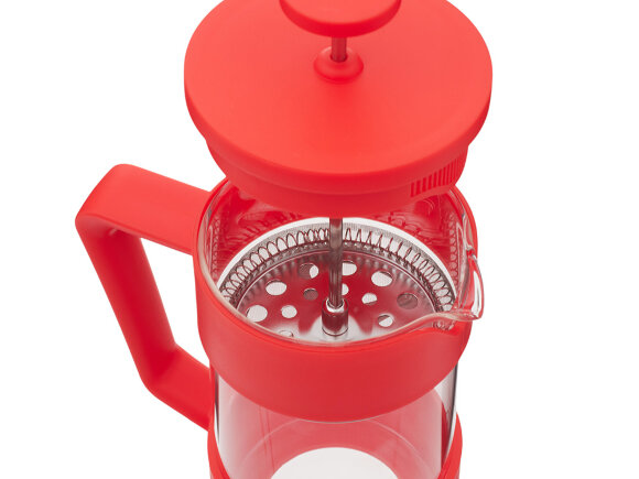 Пластиковый френч-пресс Intense, 600мл, красный Пластиковый френч-пресс Intense, 600мл, красный