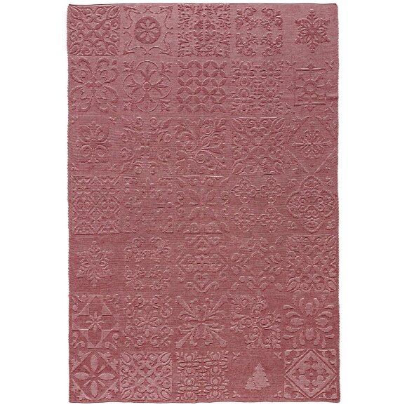 Плед Ornamental, бордовый