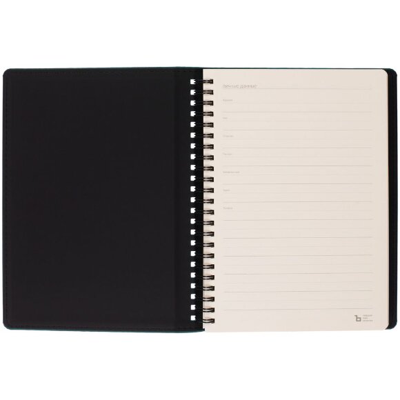 Ежедневник Spring Urban на заказ, недатированный, изумрудный