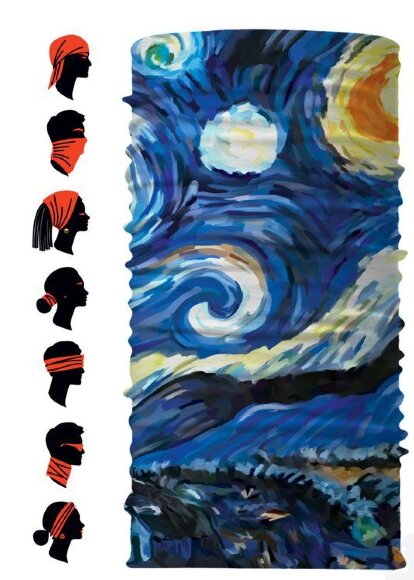 Многофункциональная бандана с печатью Tubo на заказ Многофункциональная бандана с печатью Tubo на заказ