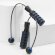 Беспроводная скакалка Silentino, черная с синим