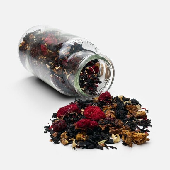 Чай «Сокочай», черный с соком ананаса с вишней, цветками и коркой граната и лемонграссом Чай «Сокочай», черный с соком ананаса с вишней, цветками и коркой граната и лемонграссом