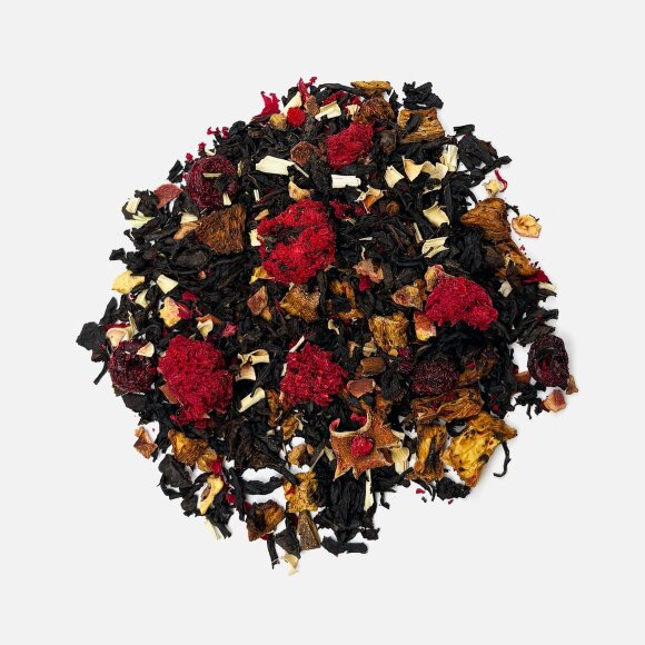 Чай «Сокочай», черный с соком ананаса с вишней, цветками и коркой граната и лемонграссом Чай «Сокочай», черный с соком ананаса с вишней, цветками и коркой граната и лемонграссом