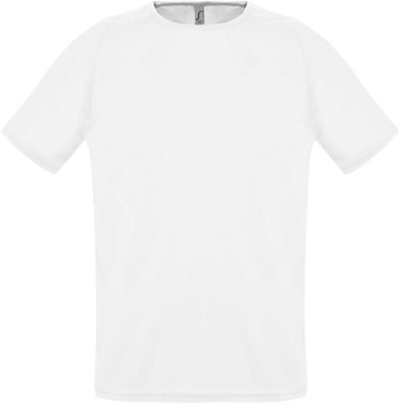 Футболка унисекс Sporty 140, белая Футболка унисекс Sporty 140, белая