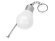 Брелок-рулетка для ключей Лампочка, белый/серебристый