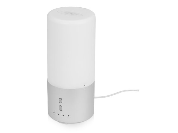 Увлажнитель воздуха с подсветкой Breathe, белый/серебристый Увлажнитель воздуха с подсветкой Breathe, белый/серебристый