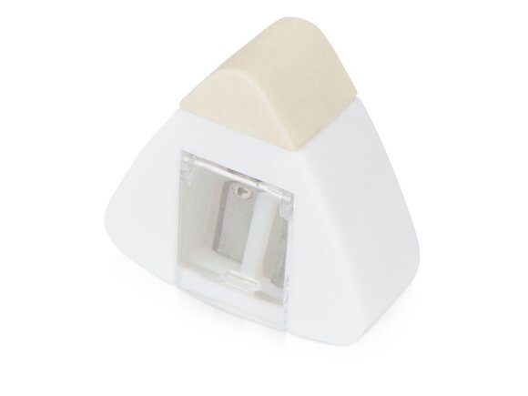 Точилка с ластиком Easy duo, белый Точилка с ластиком Easy duo, белый