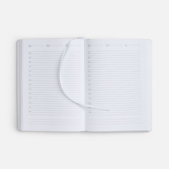 Ежедневник Nebraska, недатированный, белый