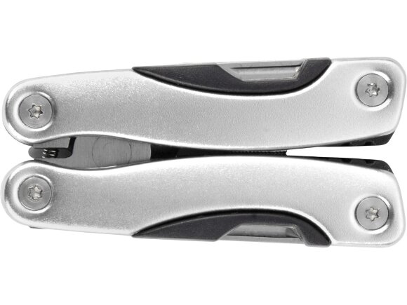 Подарочный набор Путешественник с флягой и мультитулом, светло-серый Подарочный набор Путешественник с флягой и мультитулом, светло-серый