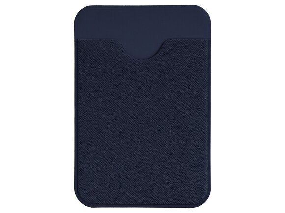 Чехол-картхолдер Favor на клеевой основе на телефон для пластиковых карт и и карт доступа, темно-синий Чехол-картхолдер Favor на клеевой основе на телефон для пластиковых карт и и карт доступа, темно-синий