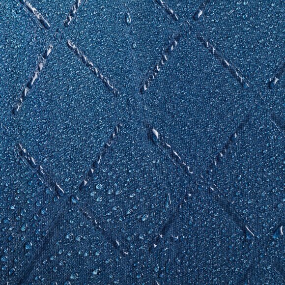 Зонт-трость Magic с проявляющимся рисунком в клетку, темно-синий