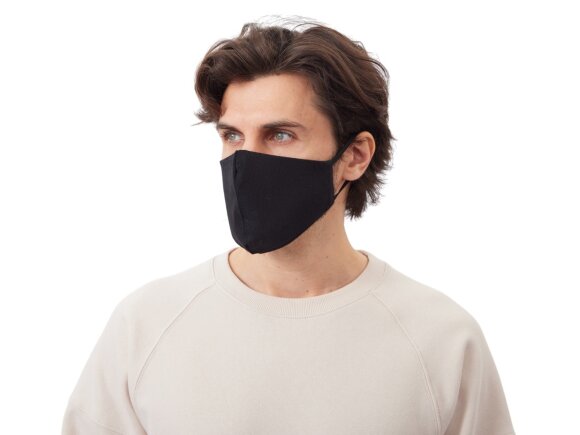 Хлопковая защитная маска для лица многоразовая анатомической формы без шва Хлопковая защитная маска для лица многоразовая анатомической формы без шва