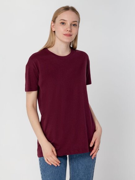 Футболка унисекс Regent 150, бордовая Футболка унисекс Regent 150, бордовая