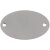 Шильдик металлический Alfa Oval, серебристый