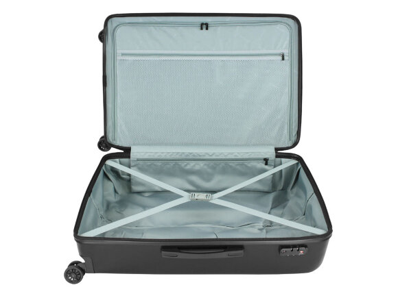 Чемодан BUGATTI Kallisto, чёрный, АБС-пластик, 50,5х30,5х74 см, 100 л Чемодан BUGATTI Kallisto, чёрный, АБС-пластик, 50,5х30,5х74 см, 100 л