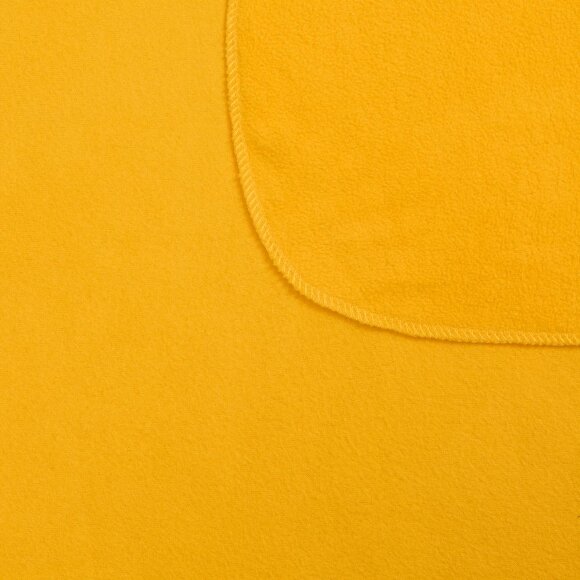 Флисовый плед Warm&Peace XL, желтый