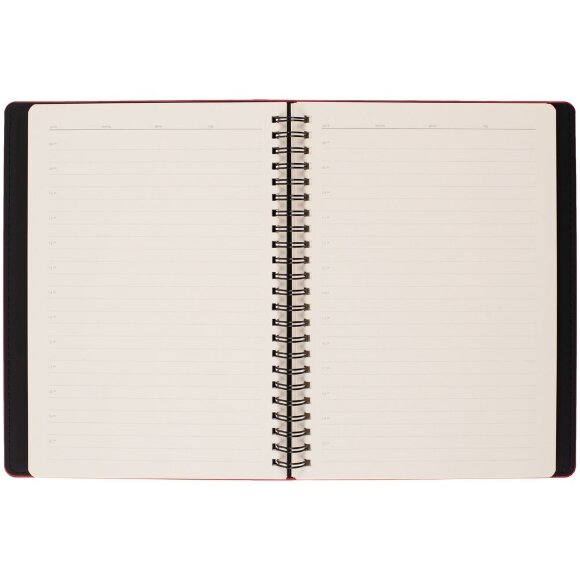 Ежедневник Spring Urban на заказ, недатированный, красный