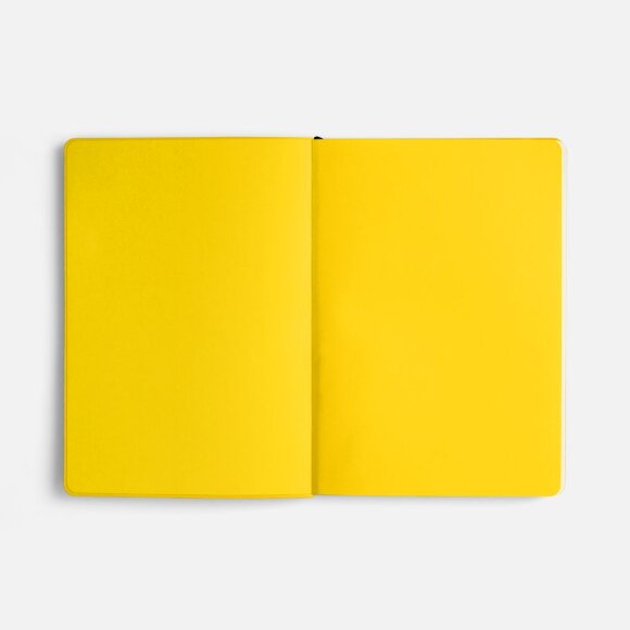 Ежедневник Doppio, недатированный, черный с желтым Ежедневник Doppio, недатированный, черный с желтым