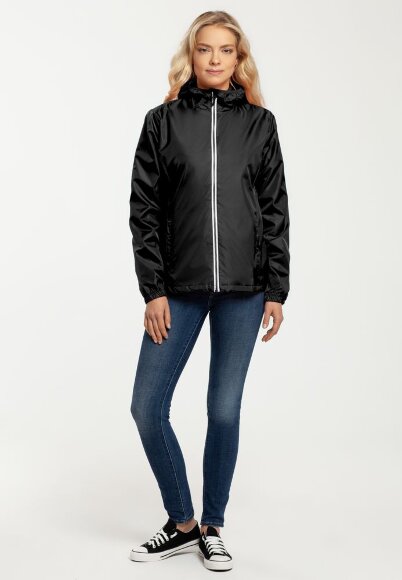 Ветровка женская Fastplant черная Ветровка женская Fastplant черная