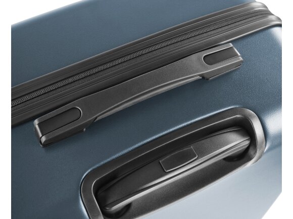 Чемодан BUGATTI Kallisto, синий, АБС-пластик, 50,5х30,5х74 см, 100 л Чемодан BUGATTI Kallisto, синий, АБС-пластик, 50,5х30,5х74 см, 100 л