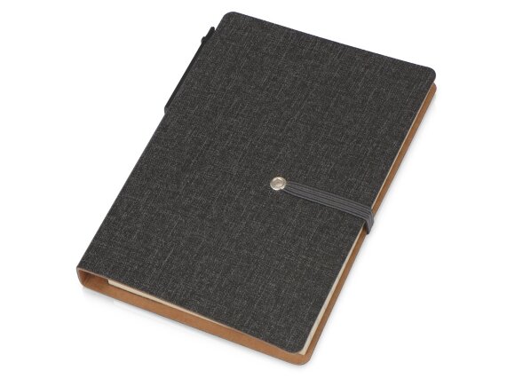 Блокнот А6 Write and stick с ручкой и набором стикеров, черный Блокнот А6 Write and stick с ручкой и набором стикеров, черный