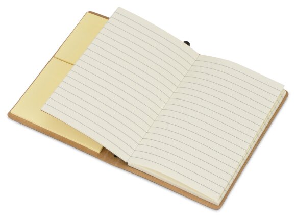 Блокнот А6 Write and stick с ручкой и набором стикеров, черный Блокнот А6 Write and stick с ручкой и набором стикеров, черный