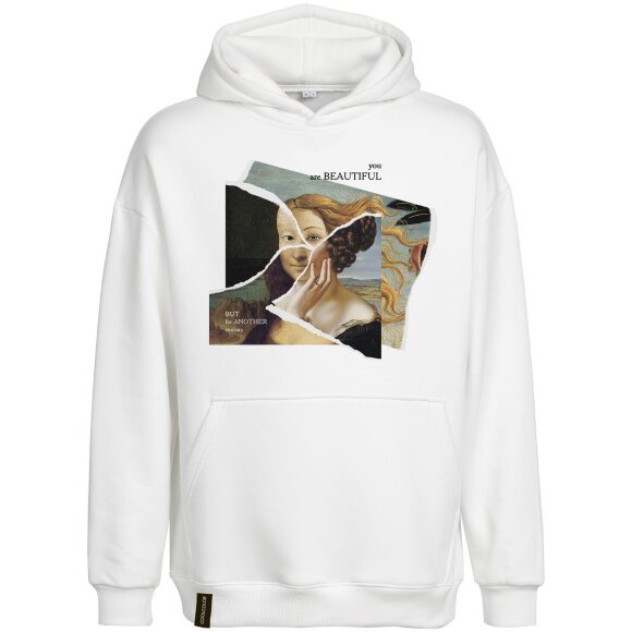 Худи You Are Beautiful, молочно-белое Худи You Are Beautiful, молочно-белое