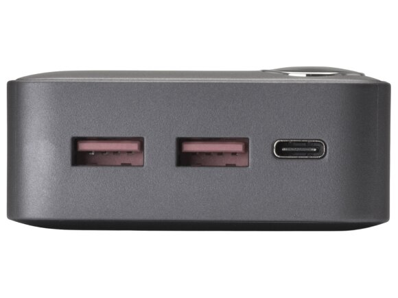 Внешний аккумулятор Mild Pro c быстрой зарядкой QC/PD, 20 000 mAh, серый