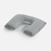 Надувная подушка под шею в чехле Sleep, темно-серая