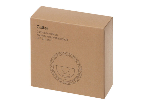 Световое кольцо для селфи Glitter, черный Световое кольцо для селфи Glitter, черный