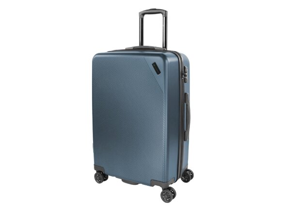 Чемодан BUGATTI Kallisto, синий, АБС-пластик, 44,5х26х63,5 см, 65 л Чемодан BUGATTI Kallisto, синий, АБС-пластик, 44,5х26х63,5 см, 65 л