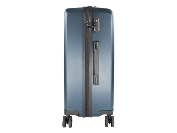 Чемодан BUGATTI Kallisto, синий, АБС-пластик, 44,5х26х63,5 см, 65 л Чемодан BUGATTI Kallisto, синий, АБС-пластик, 44,5х26х63,5 см, 65 л