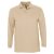 Рубашка поло мужская с длинным рукавом Winter II 210 бежевая