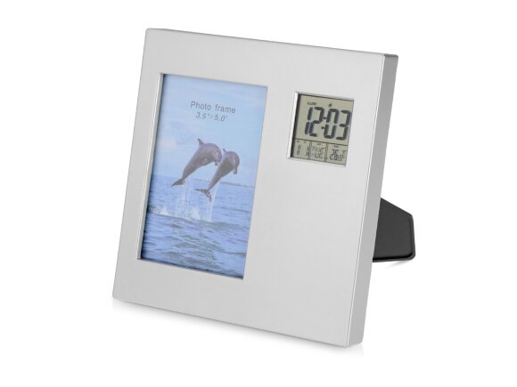 Часы Рамка, серебристый Часы Рамка, серебристый