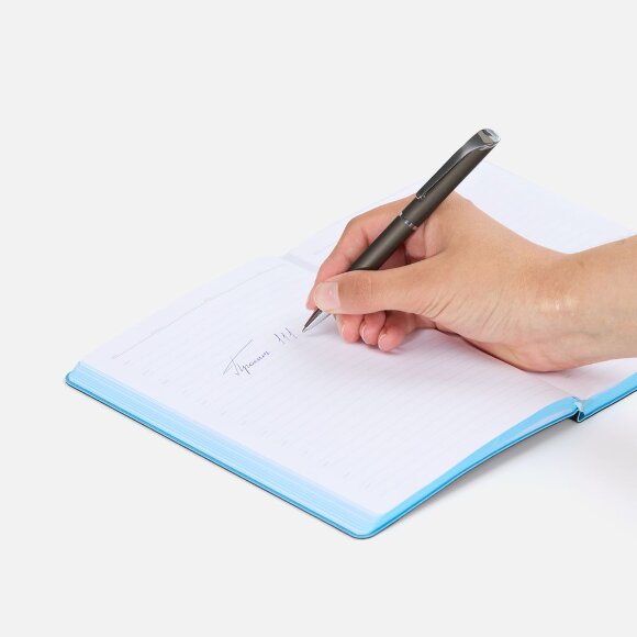 Ручка шариковая Glide, серо-коричневая Ручка шариковая Glide, серо-коричневая