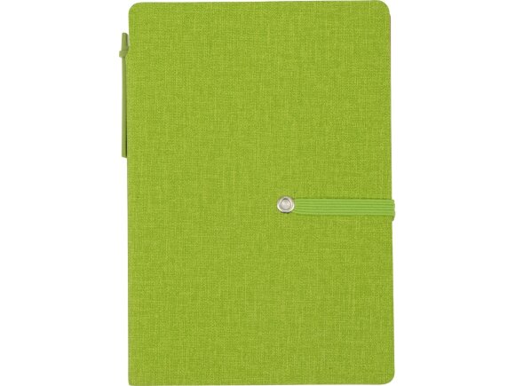 Блокнот А6 Write and stick с ручкой и набором стикеров, зеленое яблоко Блокнот А6 Write and stick с ручкой и набором стикеров, зеленое яблоко