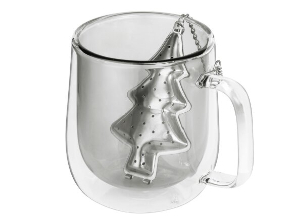 Набор Bergamot: кружка и ситечко для чая, черный