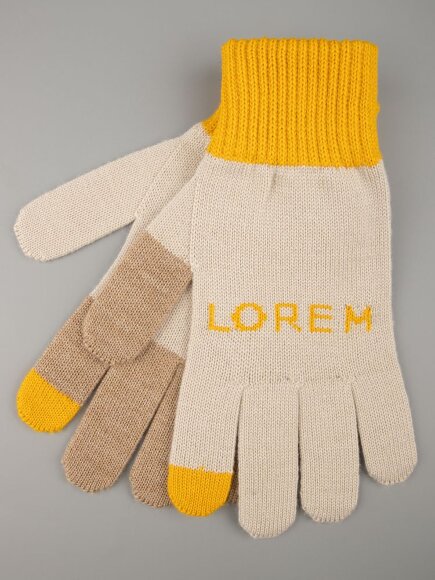 Перчатки на заказ Guanti, полушерсть