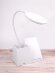 Лампа с органайзером и беспроводной зарядкой writeLight, ver. 2, белая