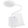 Лампа с органайзером и беспроводной зарядкой writeLight, ver. 2, белая