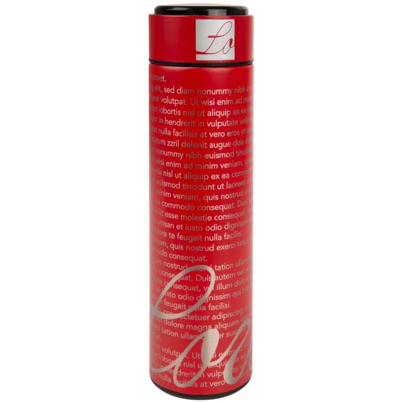 Смарт-бутылка с заменяемой батарейкой Long Therm, красная Смарт-бутылка с заменяемой батарейкой Long Therm, красная