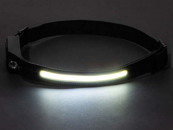 Налобный фонарь 2-в-1 c управлением жестами Spacelight, черный Налобный фонарь 2-в-1 c управлением жестами Spacelight, черный