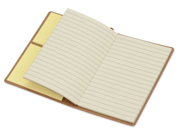 Блокнот А6 Write and stick с ручкой и набором стикеров, красный Блокнот А6 Write and stick с ручкой и набором стикеров, красный