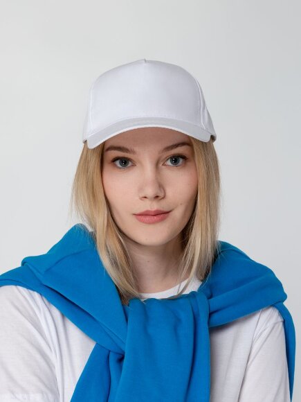 Бейсболка Promo, белая Бейсболка Promo, белая