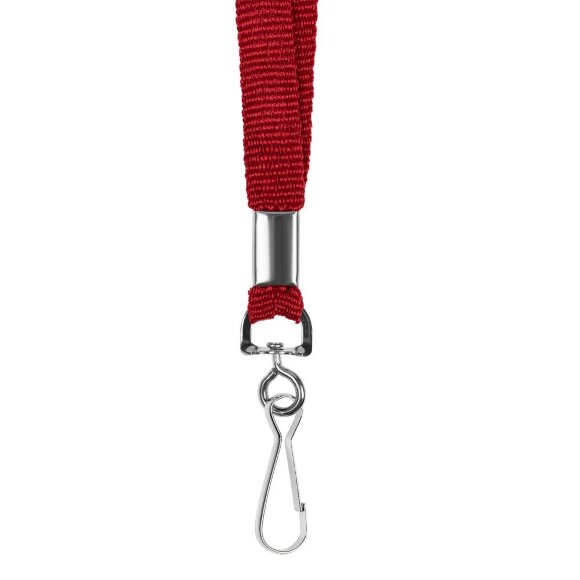 Лента с карабином Colorplan, красная Лента с карабином Colorplan, красная