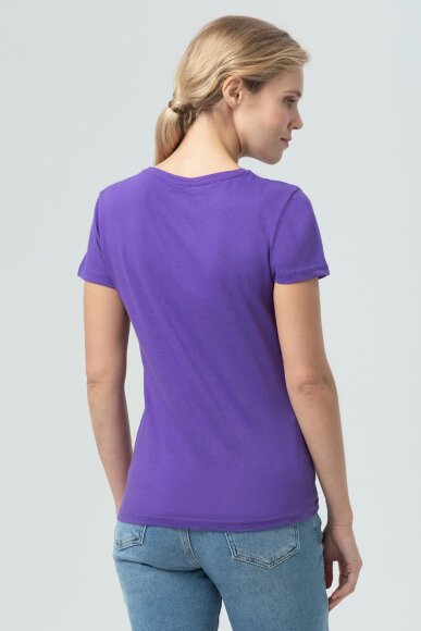 Футболка женская Miss 150, темно-фиолетовая Футболка женская Miss 150, темно-фиолетовая