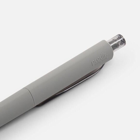 Ручка шариковая Prodir DS8 PRR-T Soft Touch, серая