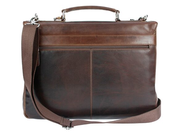 Портфель BUGATTI Romano 15'', коричневый, натуральная воловья кожа, 40х12х30 см Портфель BUGATTI Romano 15'', коричневый, натуральная воловья кожа, 40х12х30 см