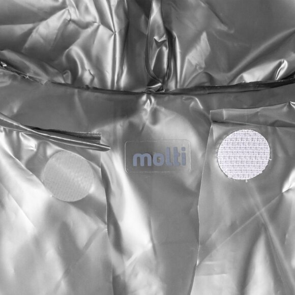 Дождевик-плащ CloudTime, серебристый Дождевик-плащ CloudTime, серебристый