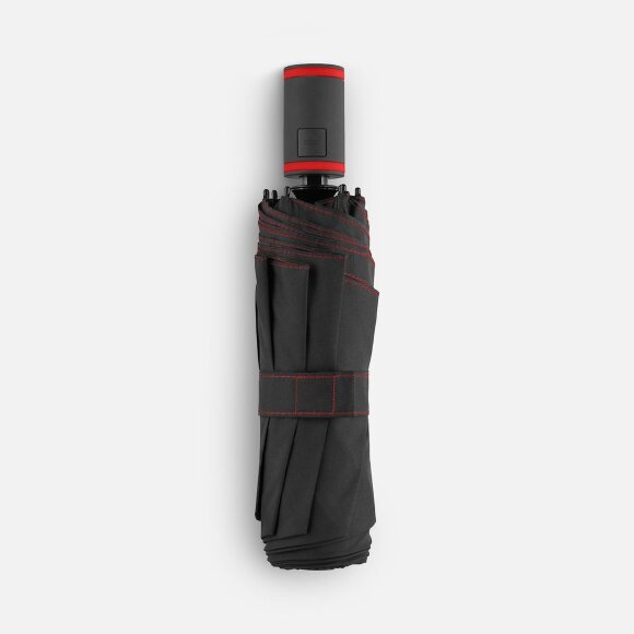 Зонт складной AOC Mini с цветными спицами, красный Зонт складной AOC Mini с цветными спицами, красный